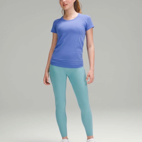 Lululemon Fast and Free High-Rise Tight 25" in Tidal Teal size 4 - Picture 5 of 8